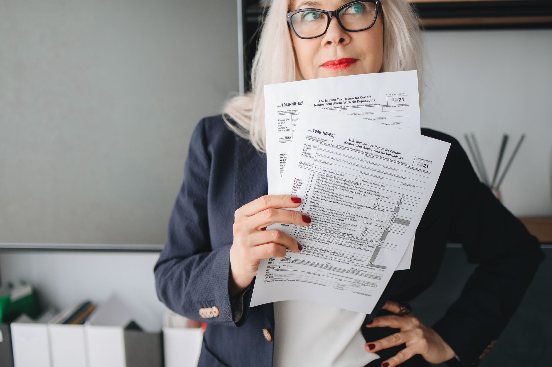 Final tax documentation hand-off